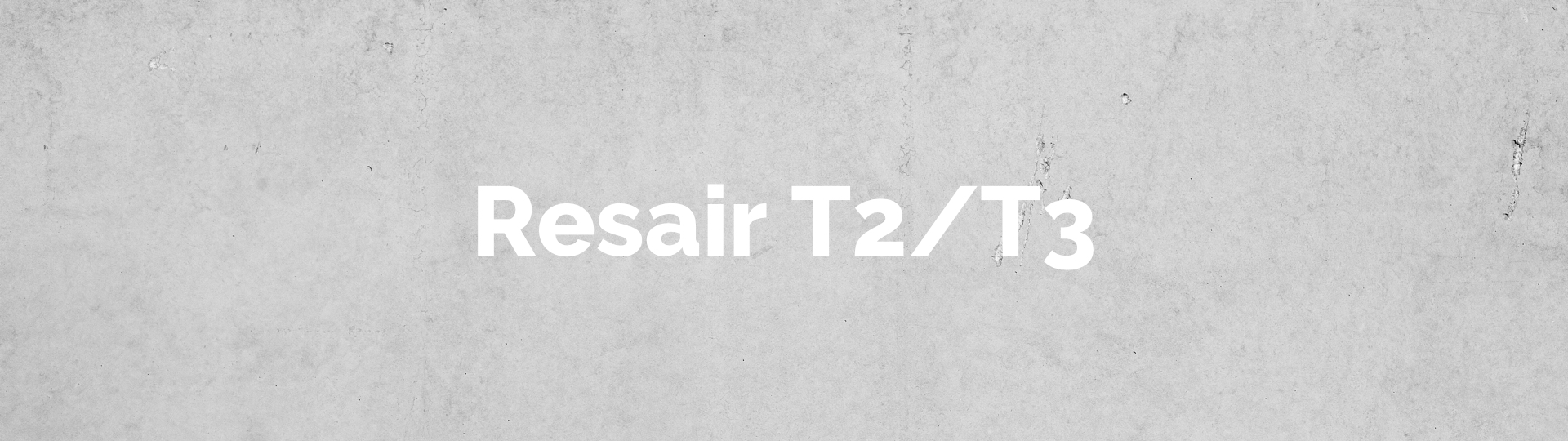 Resair T2 T3 Resair T2 T3